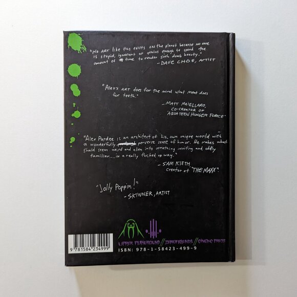 AWFUL HOMESICK - The Art of Alex Pardee '12 ZeroFriends Hardcover Book - Picture 2 of 8